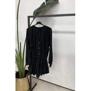 Playsuit Katoen - Zwart - One Size (XS/S)