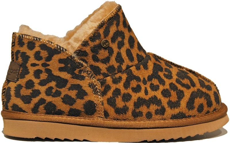 Warmbat - Willow Print Panther - Dames Sloffen - Chestnut
