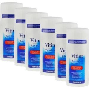 6x Vitint tandgel met unieke Ardox-X technologie