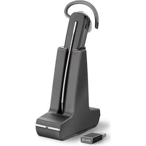 Poly 8240 UC Headset Draadloos oorhaak Kantoor/callcenter Zwart