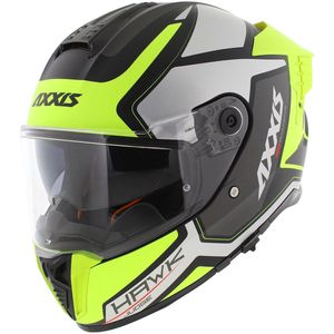 Axxis Hawk SV Evo Integraal helm Judge B3 mat geel zilver zwart S