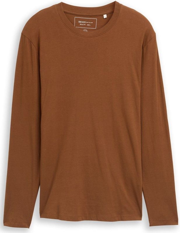 Tom Tailor - Basic Shirt - Katoen - Lange Mouwen