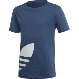 adidas Originals Big Trefoil Tee T-shirt Kinderen blauw 7/8 jaar