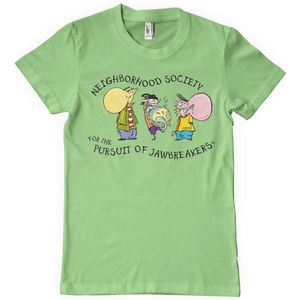 Cartoon Network Ed, Edd n Eddy Neighborhood Society T-Shirt WB-1-EEE003-DTF922 MintGreen-S