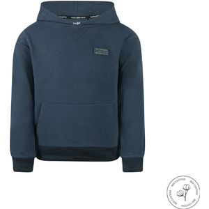 Koko Noko - Bio Cotton - Sweater met capuchon en rits - Jongens - Navy - Maat 92