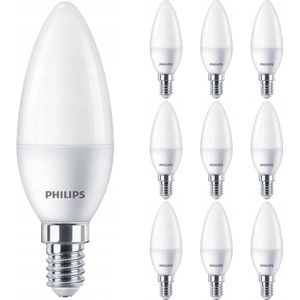 PHILIPS - LED Lamp E14 10 Pack - Corepro LEDcandle E14 Mat 2.8W 250lm - 827 Zeer Warm Wit 2700K | Vervangt 25W