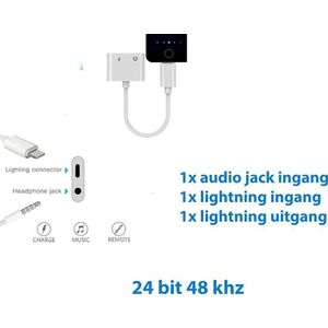 audio Splitter iphone adapter lightning audio jack