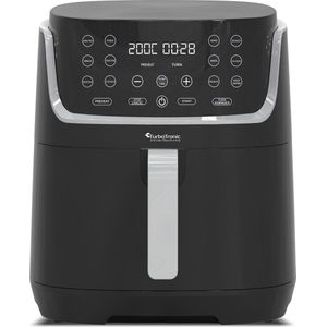 TurboTronic - Airfryer XL - Heteluchtfriteuse - 8 Liter - Zwart - AF13D