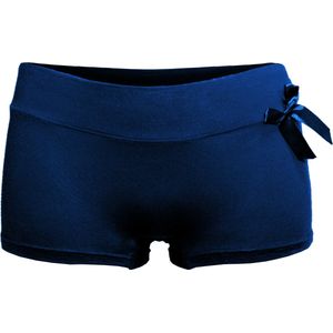 Dames boxershorts Fine Woman 3 pack effen donker blauw XXL
