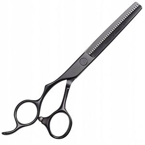 Olivia Garden Silkcut Pro Zwart Mat Linkshandige ontgassings-/effilingschaar 6,35