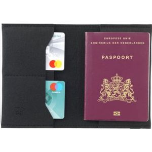 Etui voor Paspoort Autopapieren en Pasjes - Paspoorthoes - Unisex - Duurzaam - Vilt Zwart - Gratis Verzonden