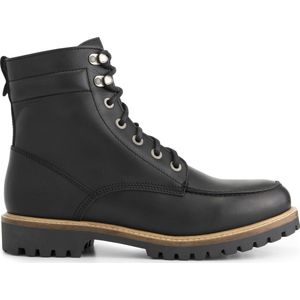 Travelin' Rogaland Heren boots - Leren Veterschoenen - Zwart leer