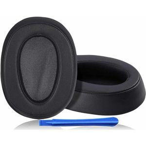Oorkussens voor Sony MDR-100ABN WH-H900N hoofdtelefoon - Zacht traagschuim - Zwart