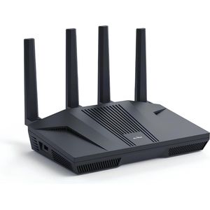 GL.iNet - GL-MT6000 - WiFi 6-router - Gaming WiFi-router - 2 x 2,5G Multi-Gig-poort + 4 x 1G Ethernet-poorten