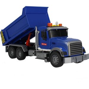 MEGA CREATIVE - Blauwe vrachtwagen/kiepwagen op batterijen, voor vanaf 3 jaar
