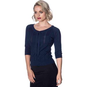 Dancing Days Longsleeve top -L- BELLE BOW PIONTELLE Blauw