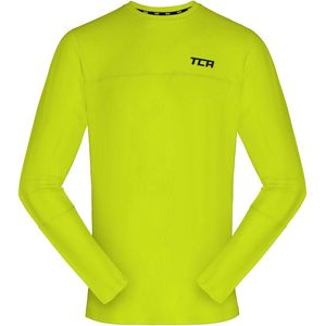 TCA Jongens Element Lange Mouw Ronde Hals Hardlooptop - Mandarijn, 6-8 Jaar
