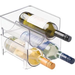 winestack, transparant, set van 2