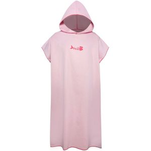 Peysaitr - Snel Droog Badjas met capuchon - Ultra-Fijne Vezels - Winddicht en Sneldrogend - Geschikt voor Strand, Zwembad en Spa - Roze - 109 x 88 cm - 1 Stuk