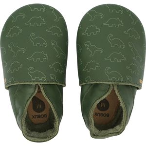 Bobux Soft Soles Slofjes Dino Olive Mt. M