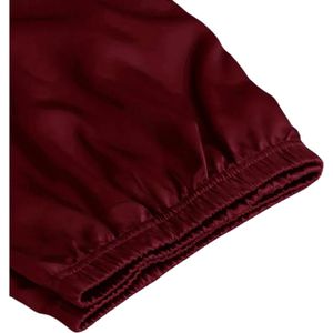 Livano Satijnen Badjas Heren - Kimono - Kamerjas - Satijn - Ochtendjas - Pyjama - Rood - Maat M