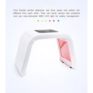Professionele pdt led-masker gezichtslichttherapie - huidverjongingsapparaat, acne-verwijderaar - eu-stekker [Britse stekker]