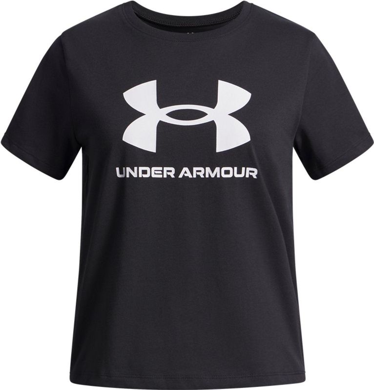 Under Armour - Functioneel Shirt - Zwart/Wit - Kwartmouw