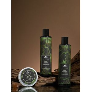 Natural Primeval Men's Essentials Set – Oak Shampoo, Solid Shampoo & Shower Gel
