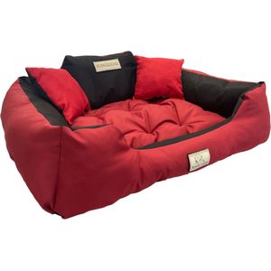 Kingdog - Honden- en kattenbed 55 x 45 | Rood- Maat S