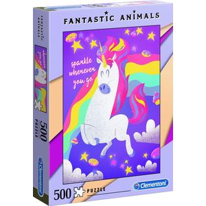 Fantastische Eenhoorns Puzzel (500 stukjes) - Clementoni