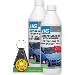 HG autoreiniger en beschermer 1L - 2 stuks - inclusief sleutelhanger