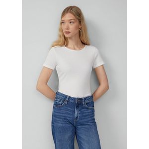 T-shirt - Slim-fit - Korte Mouwen - Eyeletpatroon