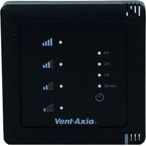 Vent-Axia - Multihome - Draadloze 4-standenschakelaar - Zwart