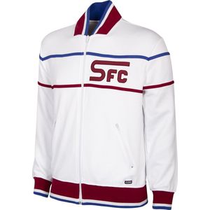 COPA - Servette FC 1979/80 Retro Voetbalvest - Heren - Wit - XXL