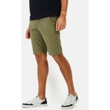 camel active Chinoshort - Donker Groen - Katoen met Stretch