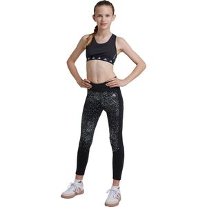 adidas Performance Optime Glam 7/8 Legging Kids - Kinderen - Zwart- 164