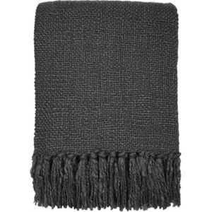 Malagoon - Anthracite grey solid throw