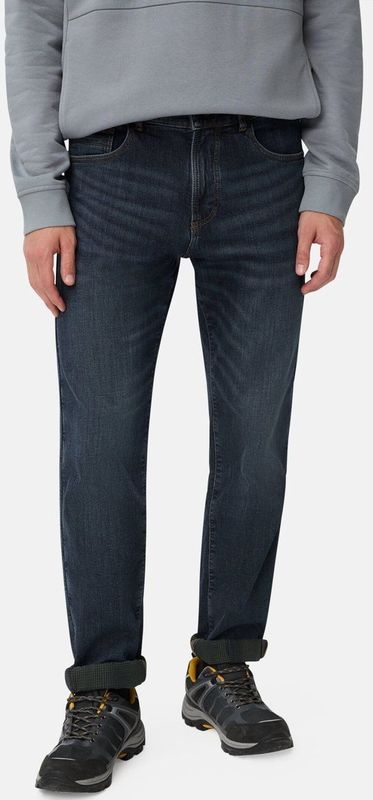 camel active 5-pocketbroek met thermische functie - Maat menswear-33/32 - Indigo blauw