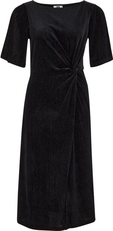 WE Fashion - Velvet Jurk - Dames - Met Glittergaren