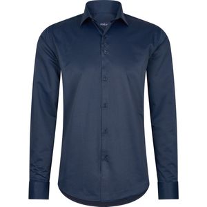 Ferlucci Overhemd Napoli - Navy kleur - maat M