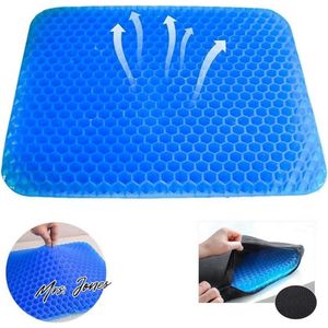 Mrs. Jones Premium Collection Gel zitkussen - Bureaustoelen - Rolstoelen - Orthopedische pijnverlichting - Vormbaar