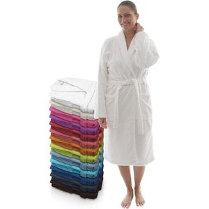 Zachte Badjas voor Dames en Heren van 100% Katoen 400g - Badjas met Ceintuur en Zakken