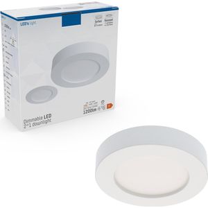 Proventa Inbouw/Opbouw LED Plafondspot CCT Ø 15 cm - Dimbaar - warm en koud wit