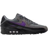 Nike - Air Max 90 - Sportschoen - Grijs - Suède en Geperforeerd Leer