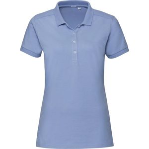 Russell Dames/dames Stretch Short Sleeve Polo Shirt (Hemelsblauw)