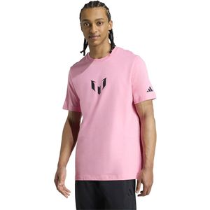 Adidas - Messi Graphic - T-shirt - Zwart - 100% Katoen