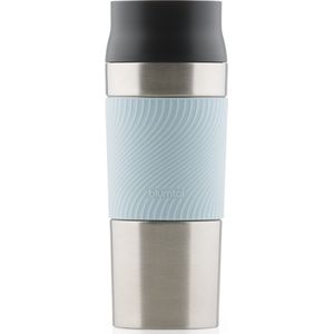 Blumtal Thermosbeker Classic - Lekvrij, BPA-Vrij en Vaatwasserbestendig - Hoge Kwaliteit Thermosfles met Quick-Press Sluiting - Travel Mug 350 ml - Lichtblauw