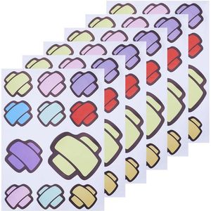 44 Stuks 4 Vellen Auto Kras Cover Reflecterende Stickers Band-Aid Decals - Motorhelm Voorzichtigheid Waarschuwing Waterdichte Decal Films - Decoratie voor Bumpers Spatbord Venster Laptop .