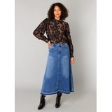 YEST - Chloe Bottoms - Spijkerrok - Vintage Wash Denim