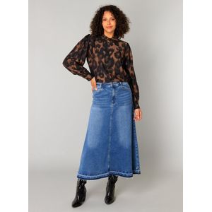 YEST - Chloe Bottoms - Spijkerrok - Vintage Wash Denim